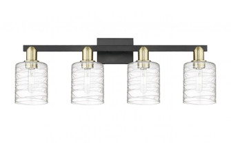 Cobbleskill - 4 Light - 32 inch - Black Antique Brass - Bath Vanity Light (3442|716-4W-BAB-G1113)