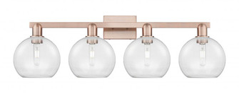 Athens - 4 Light - 35 inch - Antique Copper - Bath Vanity Light (3442|716-4W-AC-G122-8)