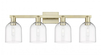 Bella - 4 Light - 33 inch - Antique Brass - Bath Vanity Light (3442|716-4W-AB-G558-6CL)