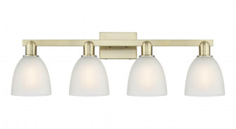 Castile - 4 Light - 33 inch - Antique Brass - Bath Vanity Light (3442|716-4W-AB-G381)