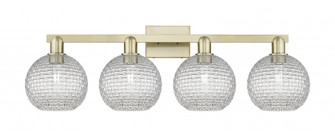 Athens - 4 Light - 35 inch - Antique Brass - Bath Vanity Light (3442|716-4W-AB-G122C-8CL)