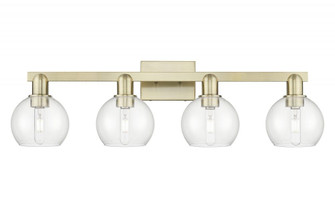 Athens - 4 Light - 33 inch - Antique Brass - Bath Vanity Light (3442|716-4W-AB-G122-6)