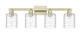 Cobbleskill - 4 Light - 32 inch - Antique Brass - Bath Vanity Light (3442|716-4W-AB-G1113)