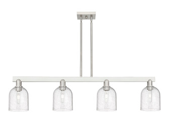 Bella - 4 Light - 48 inch - Brushed Satin Nickel - Stem hung - Island Light (3442|716-4I-SN-G558-6SDY)
