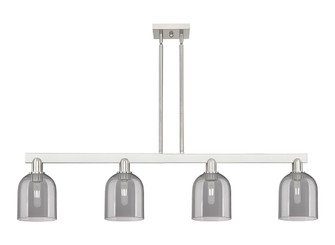 Bella - 4 Light - 48 inch - Brushed Satin Nickel - Stem hung - Island Light (3442|716-4I-SN-G558-6SM)