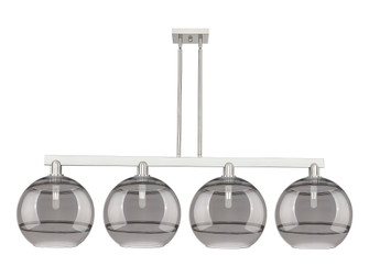 Rochester - 4 Light - 55 inch - Brushed Satin Nickel - Stem hung - Island Light (3442|716-4I-SN-G556-12SM)