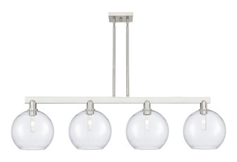 Athens - 4 Light - 53 inch - Brushed Satin Nickel - Stem hung - Island Light (3442|716-4I-SN-G124-10)