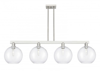 Athens - 4 Light - 53 inch - Brushed Satin Nickel - Stem hung - Island Light (3442|716-4I-SN-G122-10)