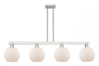 Athens - 4 Light - 51 inch - Brushed Satin Nickel - Stem hung - Island Light (3442|716-4I-SN-G121-8)