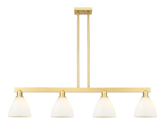Bristol - 4 Light - 50 inch - Satin Gold - Stem hung - Island Light (3442|716-4I-SG-GBD-751)