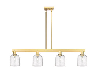 Bella - 4 Light - 48 inch - Satin Gold - Stem hung - Island Light (3442|716-4I-SG-G558-6SDY)