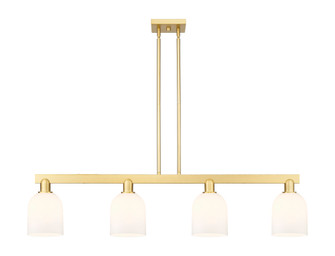 Bella - 4 Light - 48 inch - Satin Gold - Stem hung - Island Light (3442|716-4I-SG-G558-6GWH)