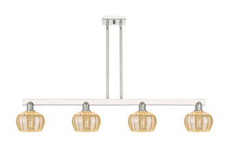 Fenton - 4 Light - 49 inch - Polished Nickel - Stem hung - Island Light (3442|716-4I-PN-G96)