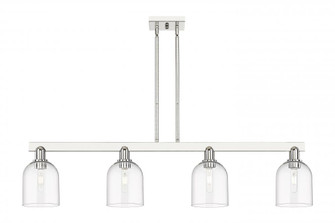 Bella - 4 Light - 48 inch - Polished Nickel - Stem hung - Island Light (3442|716-4I-PN-G558-6CL)