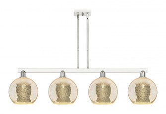 Athens - 4 Light - 53 inch - Polished Nickel - Stem hung - Island Light (3442|716-4I-PN-G128-10)