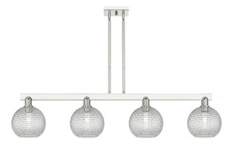 Athens - 4 Light - 51 inch - Polished Nickel - Stem hung - Island Light (3442|716-4I-PN-G122C-8CL)