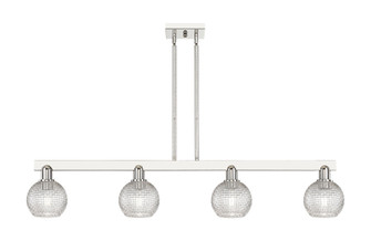 Athens - 4 Light - 49 inch - Polished Nickel - Stem hung - Island Light (3442|716-4I-PN-G122C-6CL)