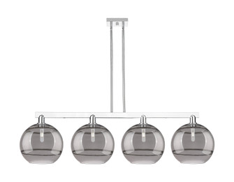 Rochester - 4 Light - 55 inch - Polished Chrome - Stem hung - Island Light (3442|716-4I-PC-G556-12SM)
