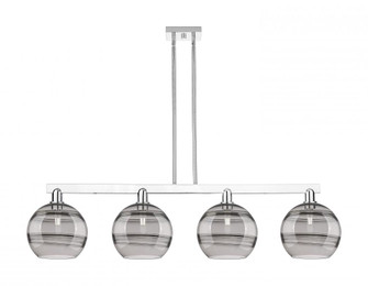 Rochester - 4 Light - 53 inch - Polished Chrome - Stem hung - Island Light (3442|716-4I-PC-G556-10SM)