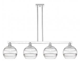 Rochester - 4 Light - 53 inch - Polished Chrome - Stem hung - Island Light (3442|716-4I-PC-G556-10CL)