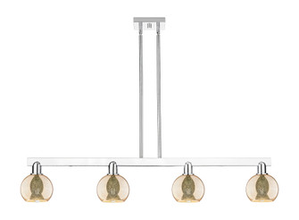 Athens - 4 Light - 49 inch - Polished Chrome - Stem hung - Island Light (3442|716-4I-PC-G128-6)