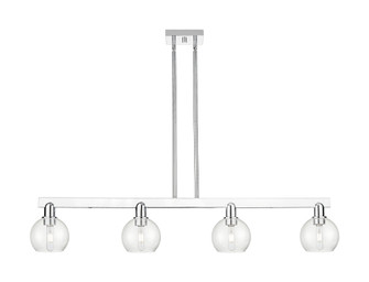 Athens - 4 Light - 49 inch - Polished Chrome - Stem hung - Island Light (3442|716-4I-PC-G124-6)