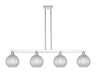 Athens - 4 Light - 51 inch - Polished Chrome - Stem hung - Island Light (3442|716-4I-PC-G122C-8CL)