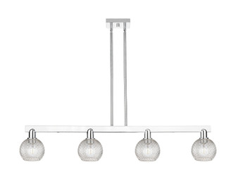 Athens - 4 Light - 49 inch - Polished Chrome - Stem hung - Island Light (3442|716-4I-PC-G122C-6CL)