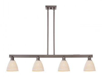 Bristol Natural - 4 Light - 52 inch - Oil Rubbed Bronze - Stem hung - Island Light (3442|716-4I-OB-NBD-9-NAT)