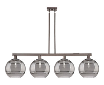 Rochester - 4 Light - 55 inch - Oil Rubbed Bronze - Stem hung - Island Light (3442|716-4I-OB-G556-12SM)