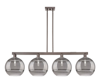 Rochester - 4 Light - 55 inch - Oil Rubbed Bronze - Stem hung - Island Light (3442|716-4I-OB-G556-12SM)