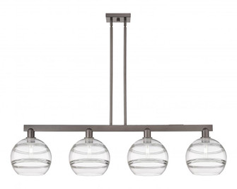 Rochester - 4 Light - 53 inch - Oil Rubbed Bronze - Stem hung - Island Light (3442|716-4I-OB-G556-10CL)