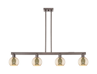 Athens - 4 Light - 49 inch - Oil Rubbed Bronze - Stem hung - Island Light (3442|716-4I-OB-G128-6)