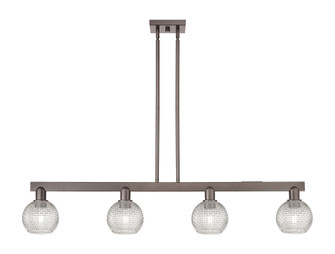 Athens - 4 Light - 49 inch - Oil Rubbed Bronze - Stem hung - Island Light (3442|716-4I-OB-G122C-6CL)