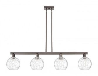 Athens Water Glass - 4 Light - 51 inch - Oil Rubbed Bronze - Stem hung - Island Light (3442|716-4I-OB-G1215-8)