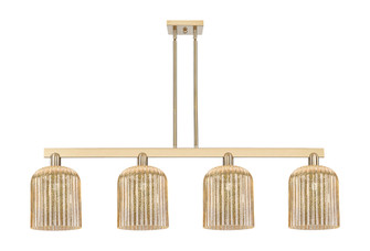 Bridal Veil - 4 Light - 51 inch - Champagne Bronze - Stem hung - Island Light (3442|716-4I-CB-G559-8ME)