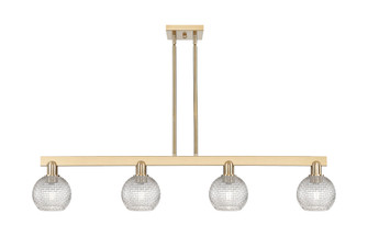 Athens - 4 Light - 49 inch - Champagne Bronze - Stem hung - Island Light (3442|716-4I-CB-G122C-6CL)