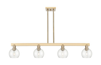 Athens - 4 Light - 49 inch - Champagne Bronze - Stem hung - Island Light (3442|716-4I-CB-G122-6)
