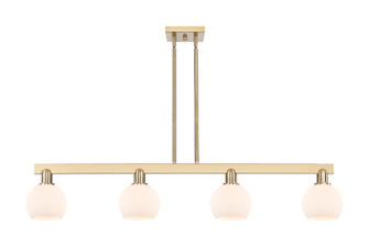 Athens - 4 Light - 49 inch - Champagne Bronze - Stem hung - Island Light (3442|716-4I-CB-G121-6)