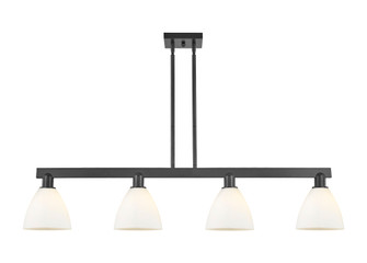 Bristol - 4 Light - 50 inch - Matte Black - Stem hung - Island Light (3442|716-4I-BK-GBD-751)
