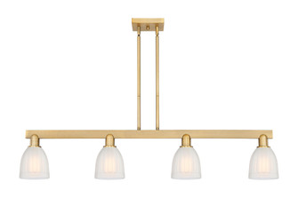 Brookfield - 4 Light - 49 inch - Brushed Brass - Stem hung - Island Light (3442|716-4I-BB-G441)