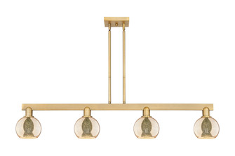 Athens - 4 Light - 49 inch - Brushed Brass - Stem hung - Island Light (3442|716-4I-BB-G128-6)