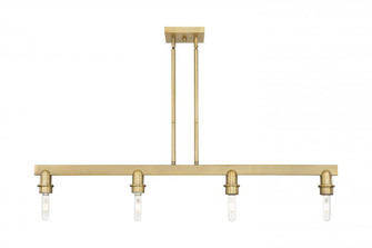Arcadia - 4 Light - 46 inch - Brushed Brass - Linear Pendant (3442|716-4I-BB)
