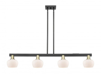 Fenton - 4 Light - 49 inch - Black Antique Brass - Stem hung - Island Light (3442|716-4I-BAB-G91)