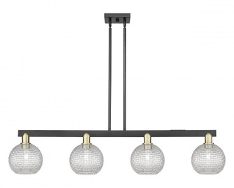 Athens - 4 Light - 51 inch - Black Antique Brass - Stem hung - Island Light (3442|716-4I-BAB-G122C-8CL)