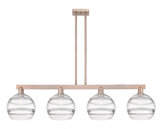 Rochester - 4 Light - 53 inch - Antique Copper - Stem hung - Island Light (3442|716-4I-AC-G556-10CL)