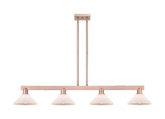 Orwell - 4 Light - 51 inch - Antique Copper - Stem hung - Island Light (3442|716-4I-AC-G131)