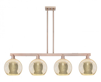 Athens - 4 Light - 53 inch - Antique Copper - Stem hung - Island Light (3442|716-4I-AC-G128-10)