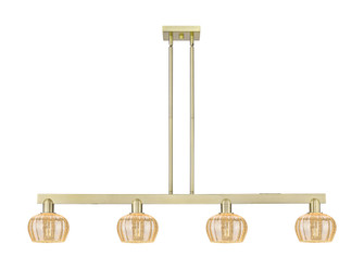 Fenton - 4 Light - 49 inch - Antique Brass - Stem hung - Island Light (3442|716-4I-AB-G96)