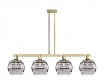 Rochester - 4 Light - 53 inch - Antique Brass - Stem hung - Island Light (3442|716-4I-AB-G556-10SM)